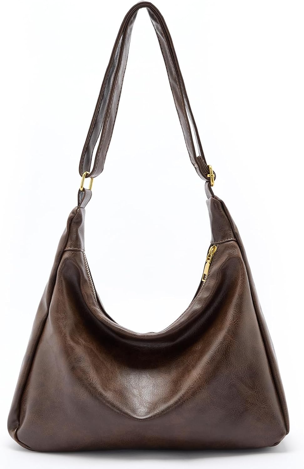 Women's Soft Vegan Leather Hobo Bag