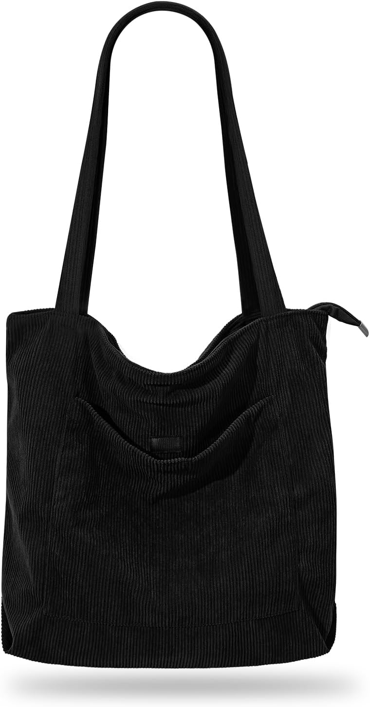 Women's Large Corduroy Tote Bag