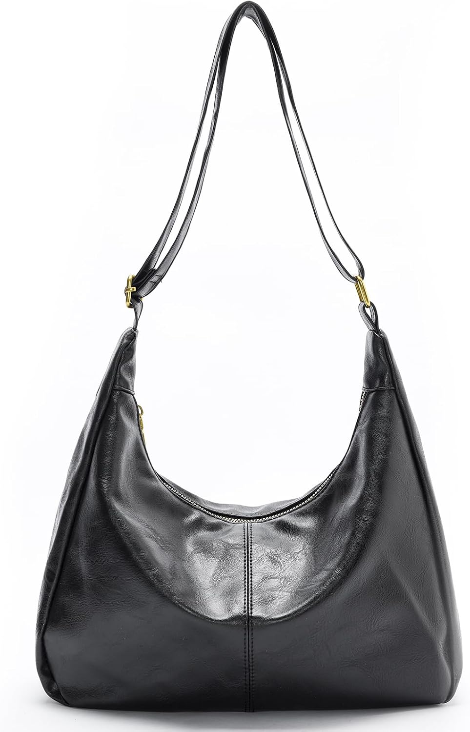 Women's Soft Vegan Leather Hobo Bag