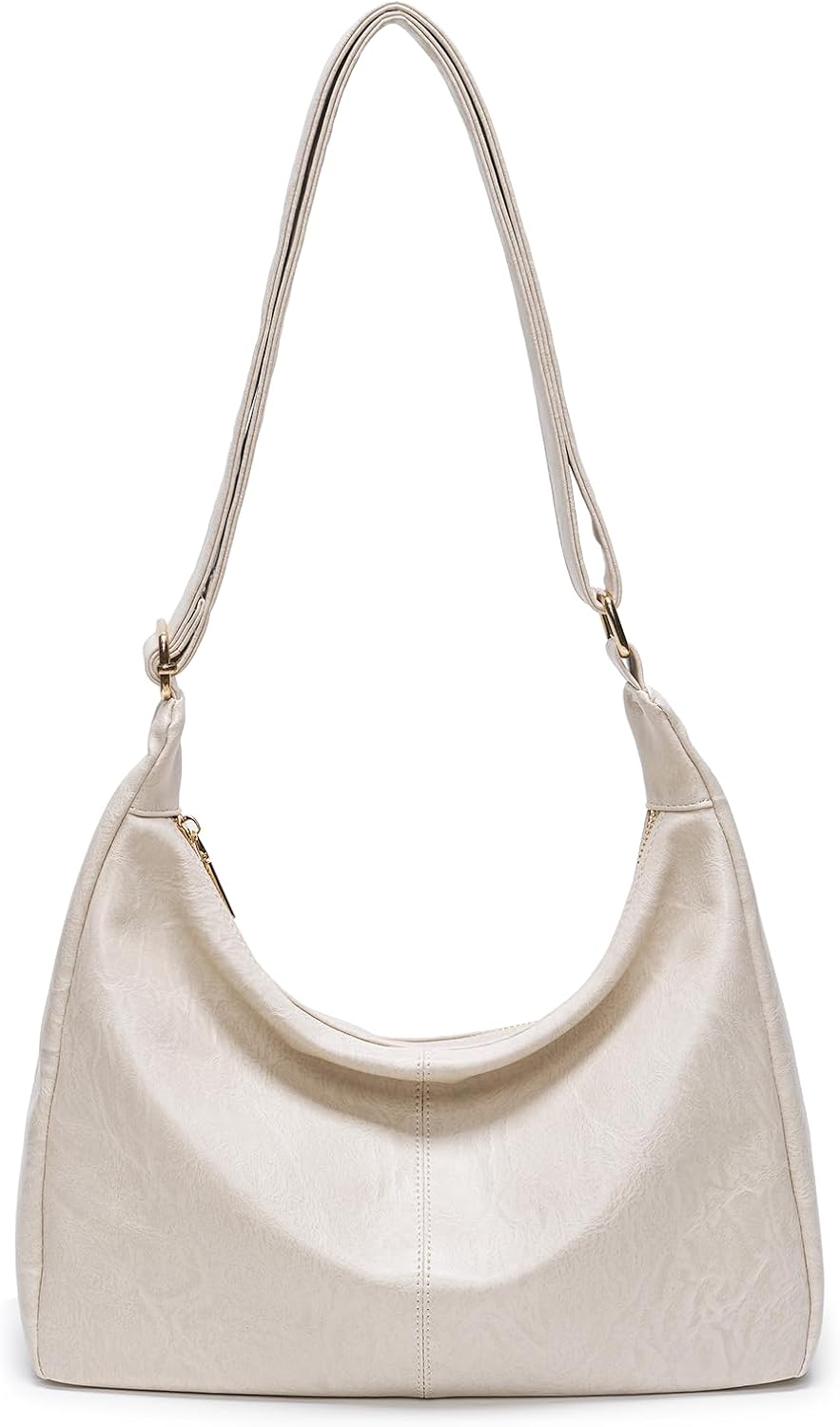 Women's Soft Vegan Leather Hobo Bag