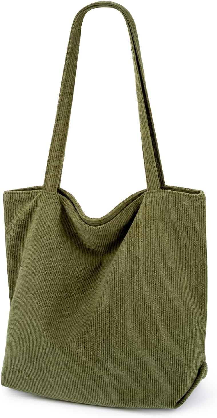 Women's Large Corduroy Tote Bag
