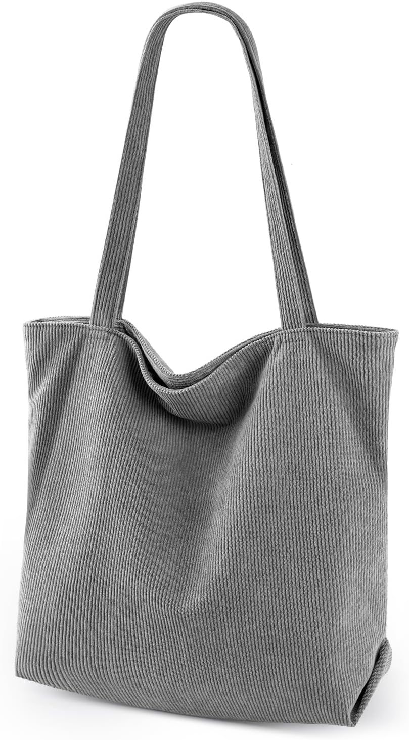 Women's Large Corduroy Tote Bag