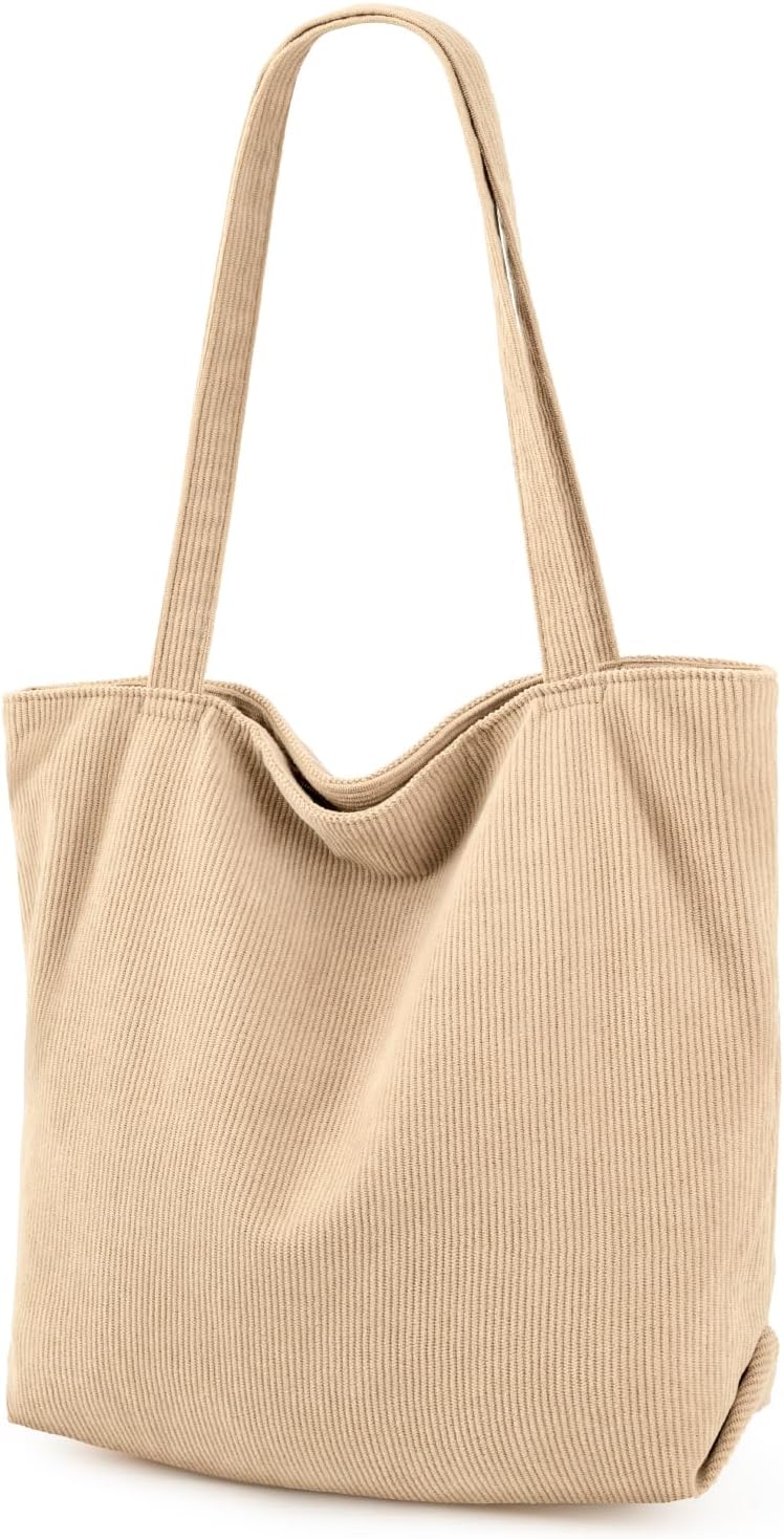 Women's Large Corduroy Tote Bag