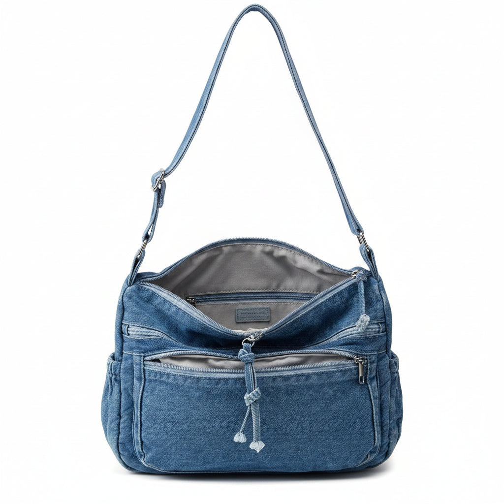 Women's Denim Canvas Shoulder Bag