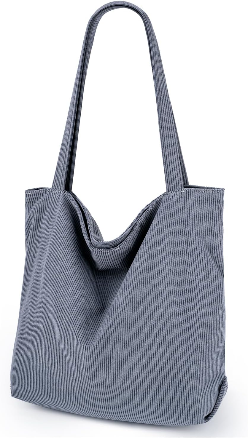 Women's Large Corduroy Tote Bag