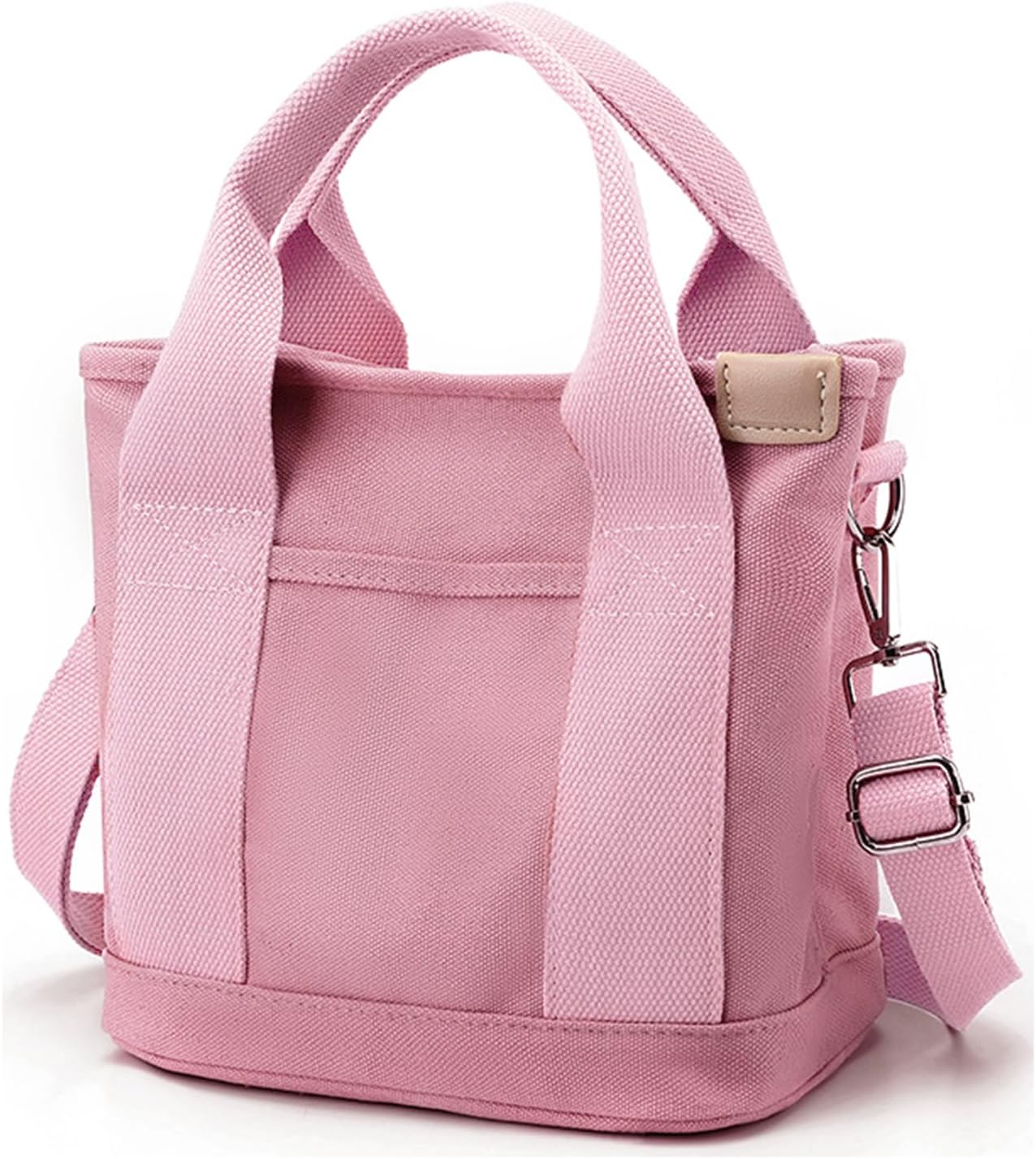 Women's Zipper Canvas Tote Bag