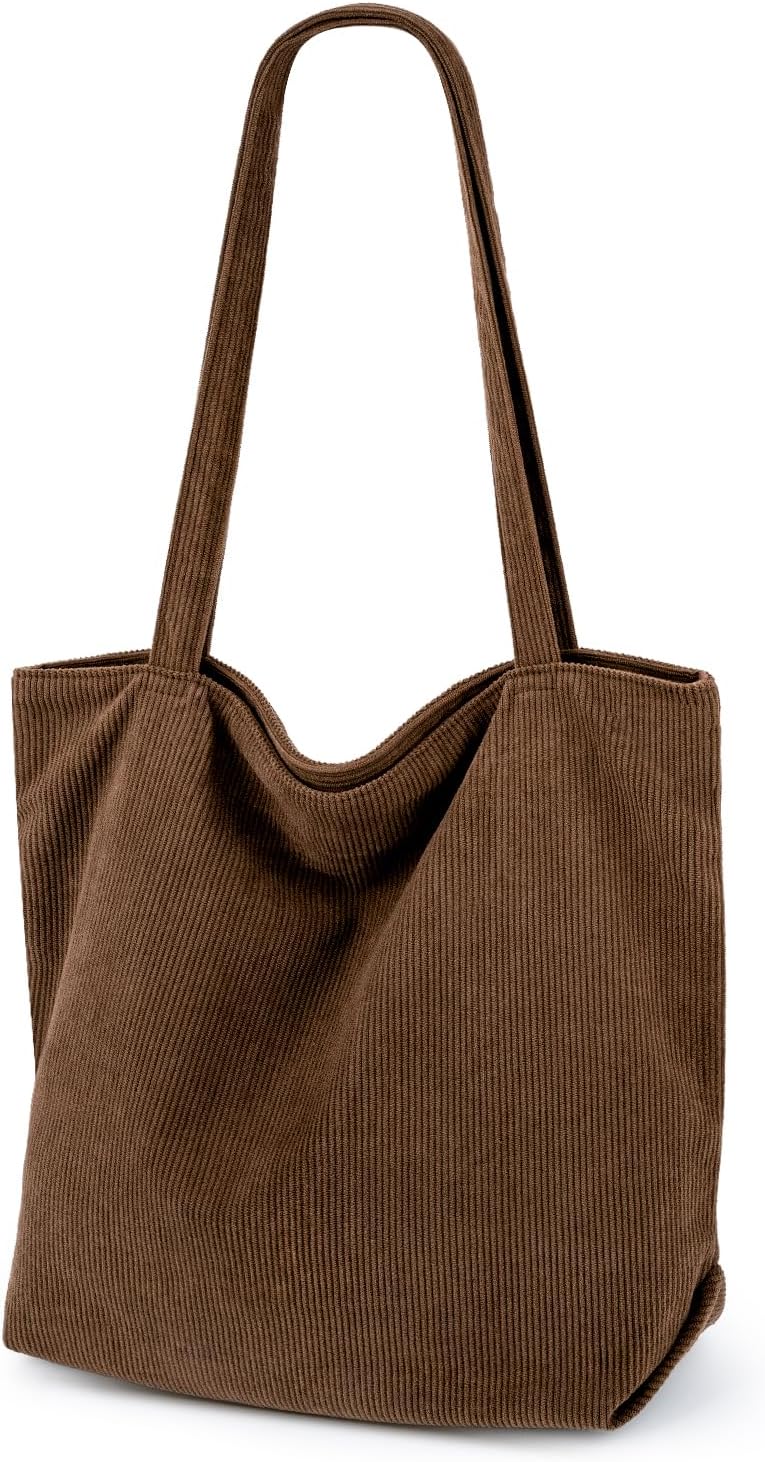 Women's Large Corduroy Tote Bag