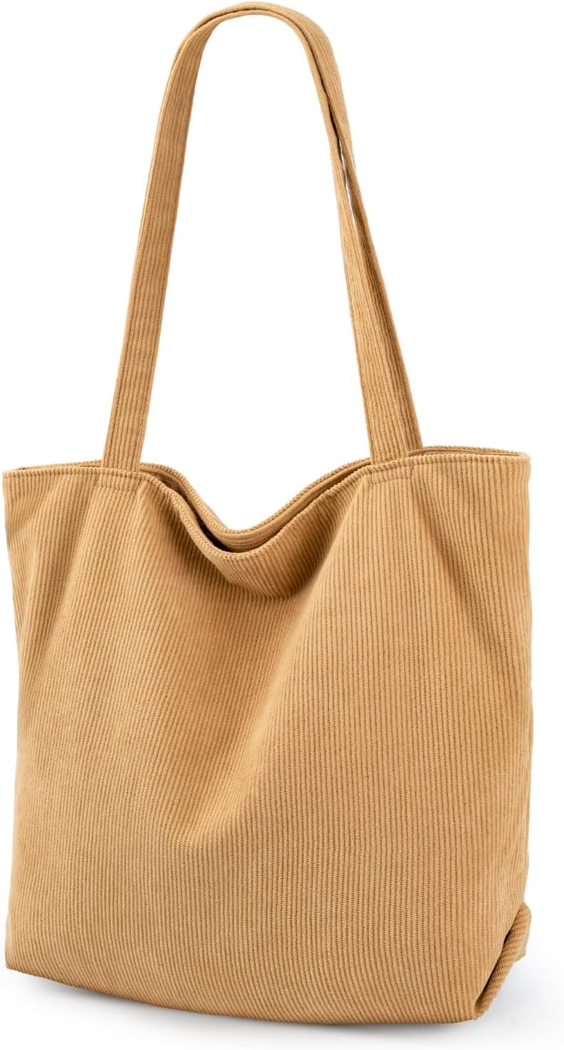 Women's Large Corduroy Tote Bag
