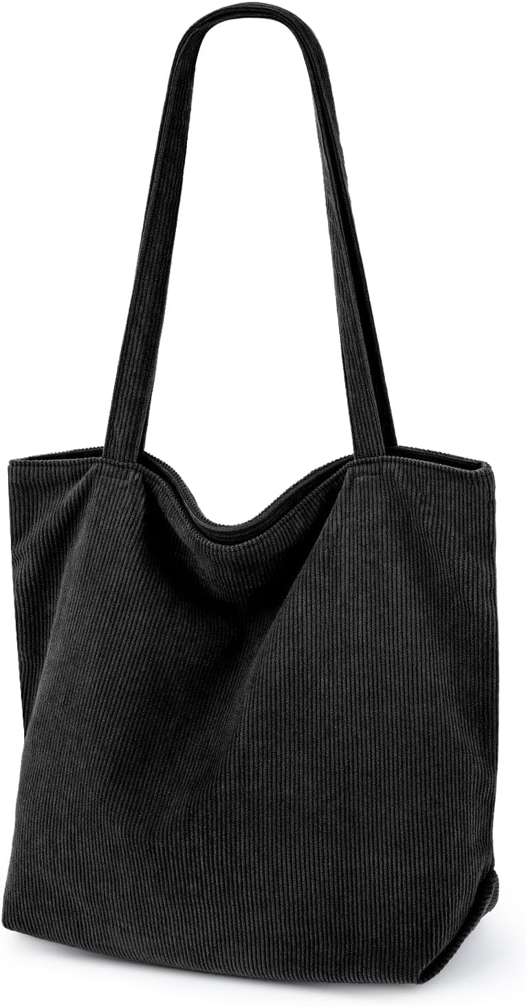 Women's Large Corduroy Tote Bag