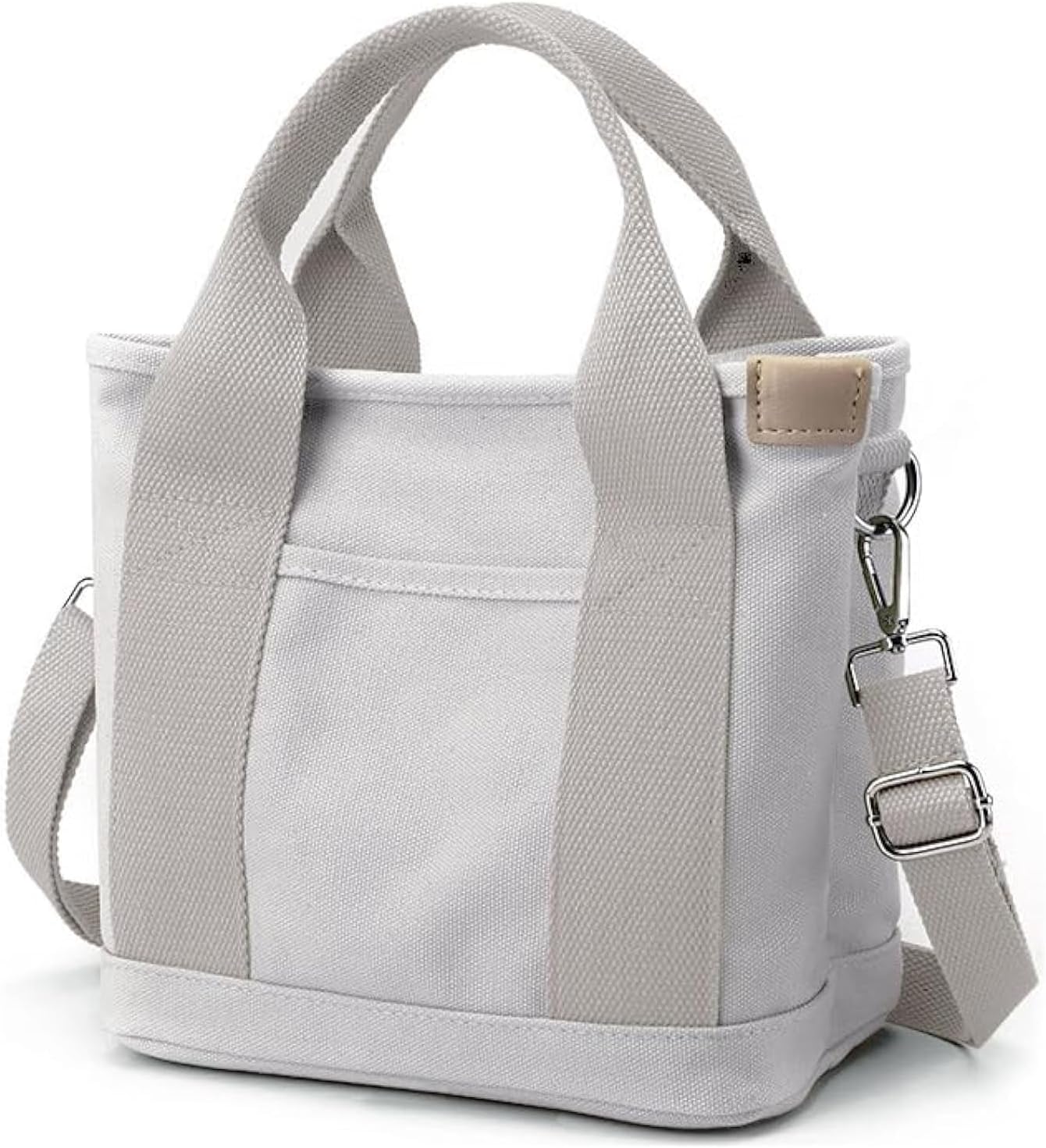 Women's Zipper Canvas Tote Bag