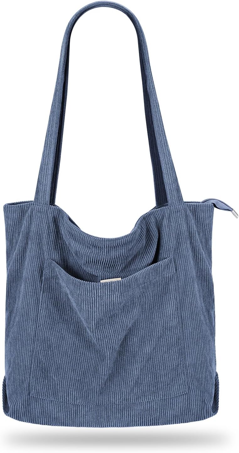Women's Large Corduroy Tote Bag