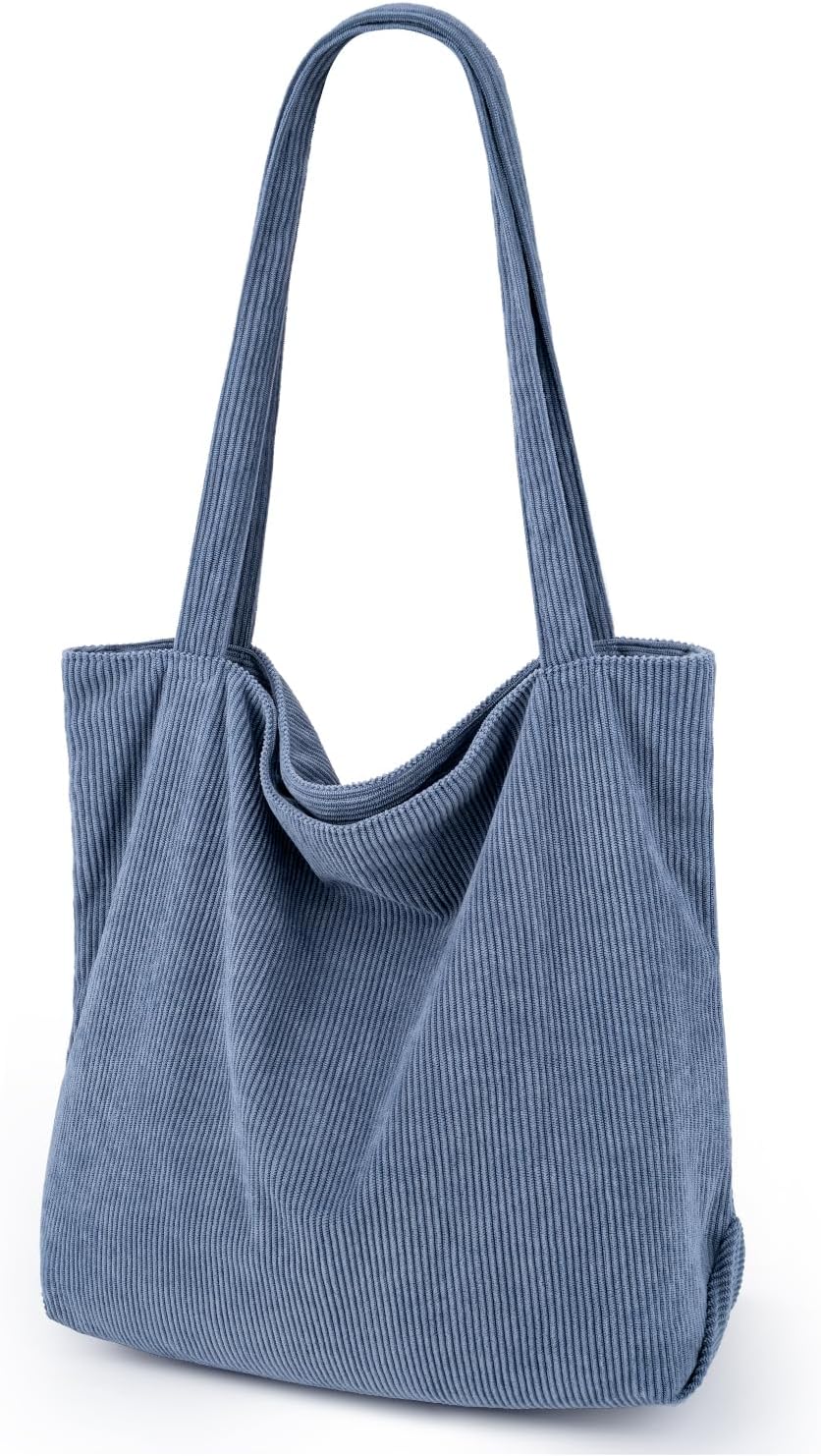 Women's Large Corduroy Tote Bag
