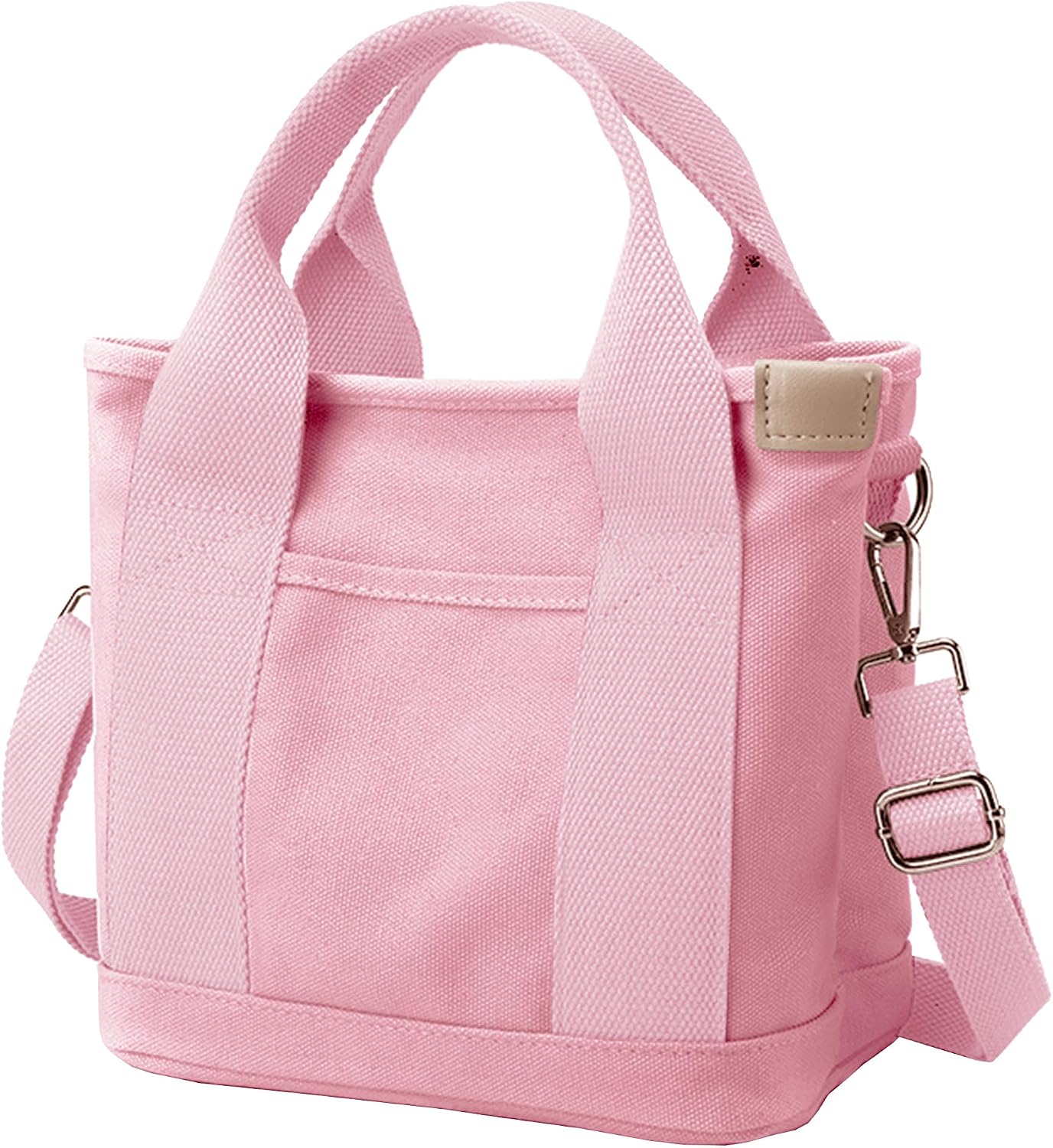 Women's Zipper Canvas Tote Bag