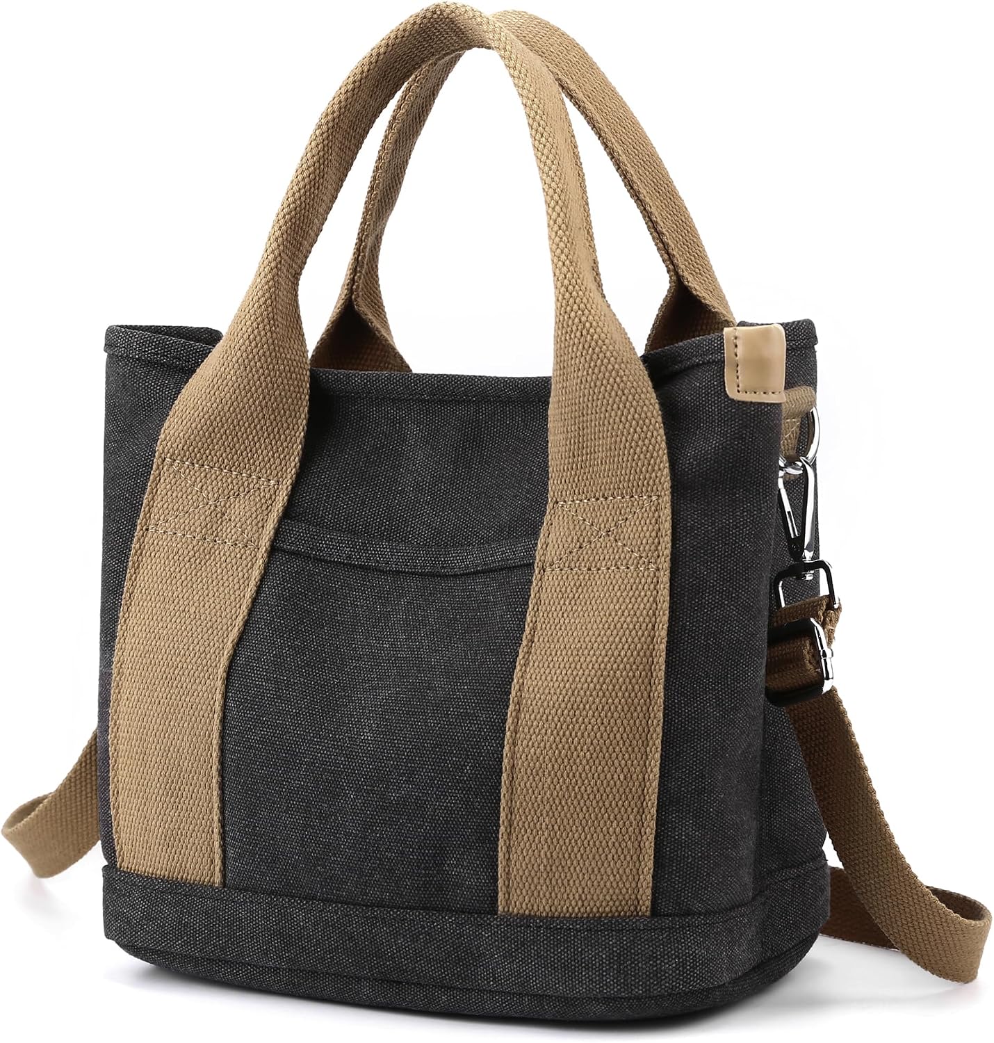 Women's Zipper Canvas Tote Bag