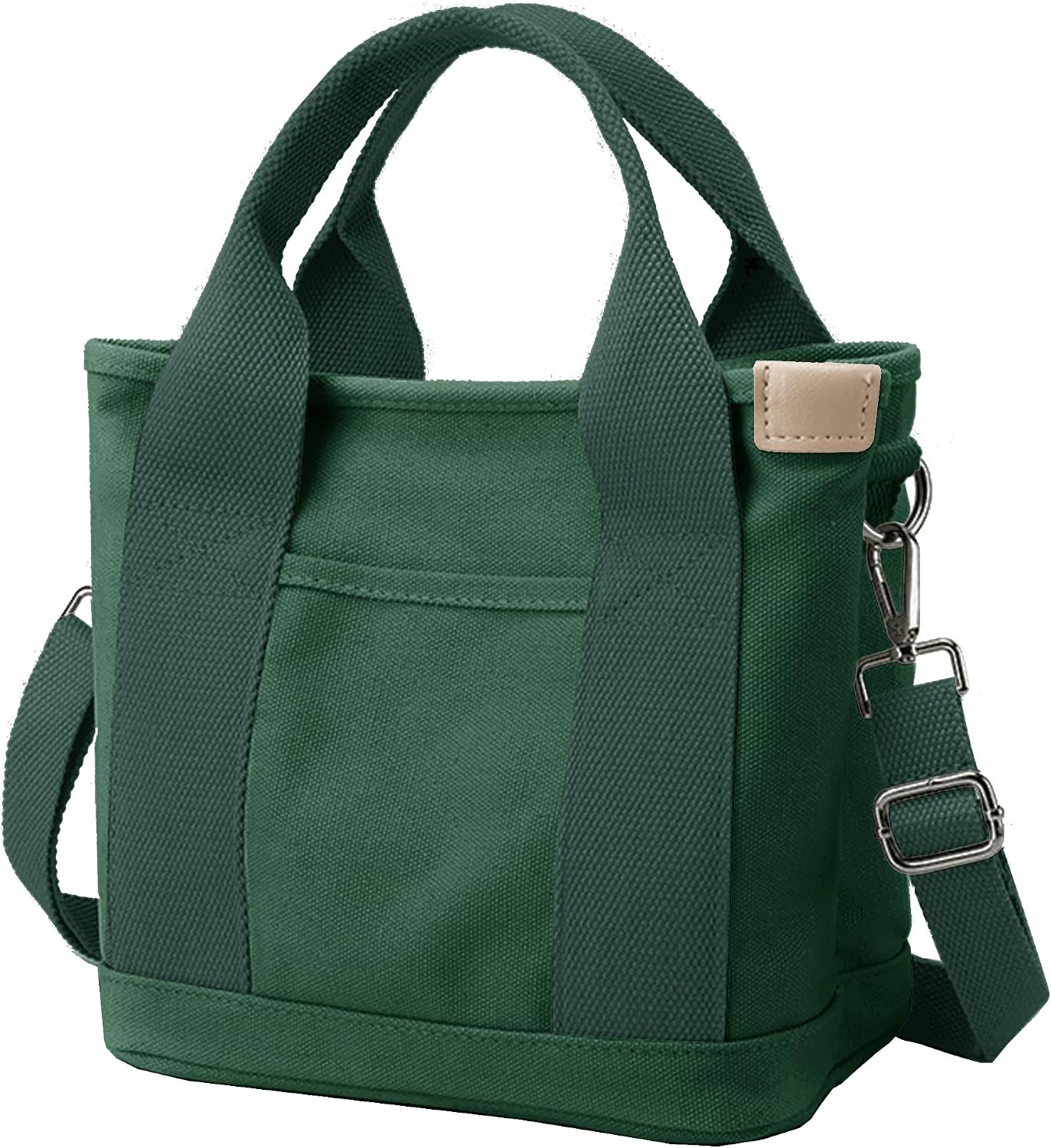 Women's Zipper Canvas Tote Bag