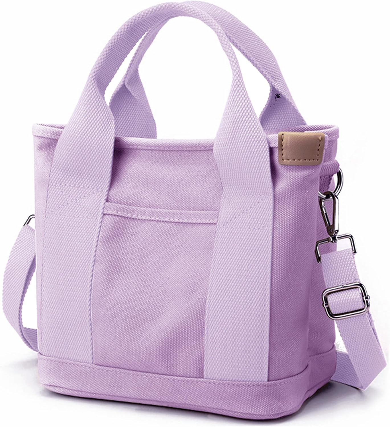 Women's Zipper Canvas Tote Bag