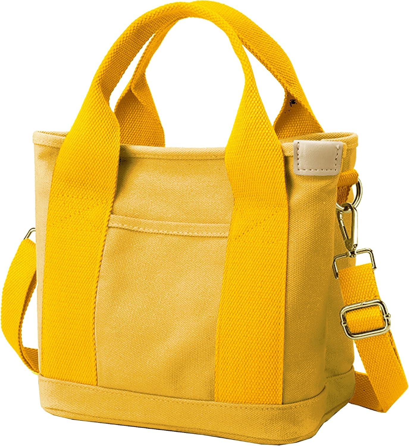 Women's Zipper Canvas Tote Bag