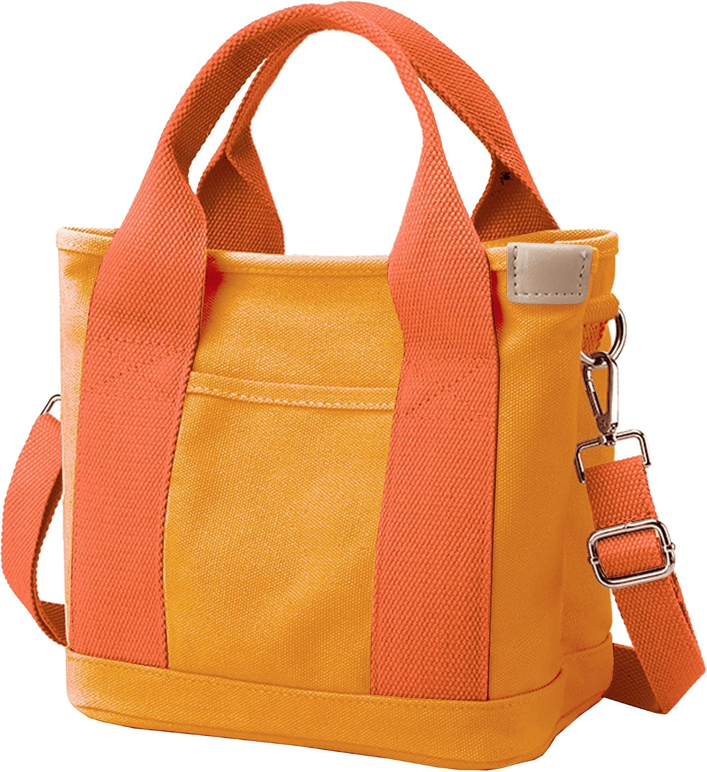 Women's Zipper Canvas Tote Bag