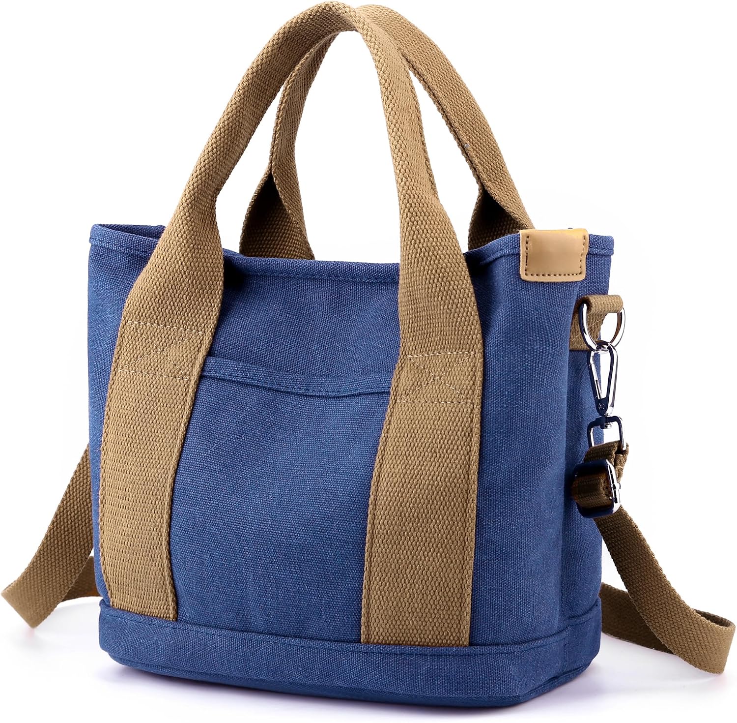 Women's Zipper Canvas Tote Bag